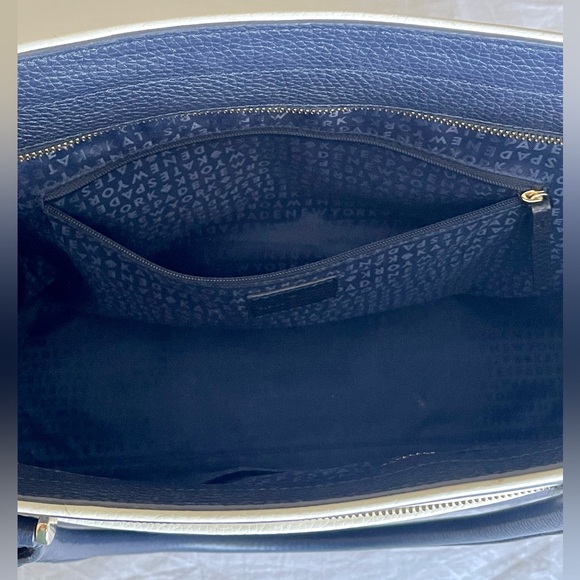 ♠️ Kate Spade NY ♠️ Large Navy Blue Leather Bag 👜 - Picture 9 of 12